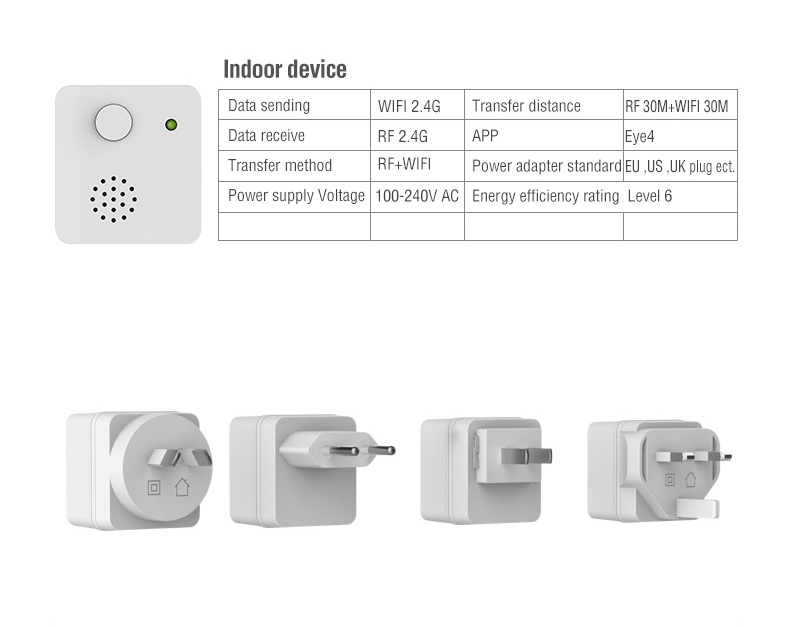 Mobile APP Wifi Ring Smart Photo Camera Wireless Doorbell